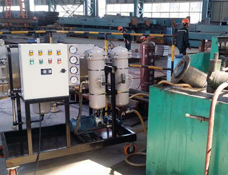 西某机械加工厂采用的滤油机