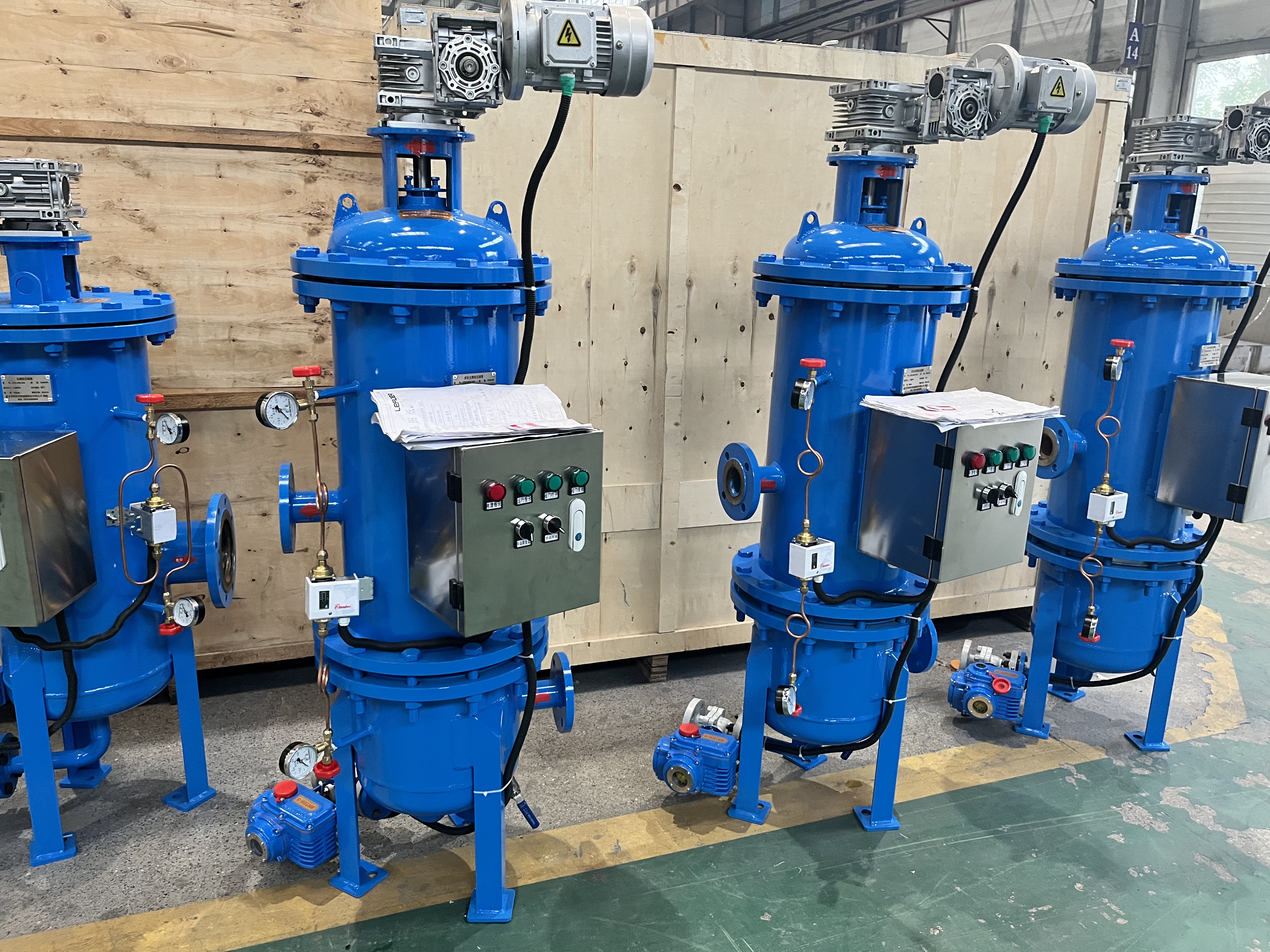 多柱式反冲洗过滤器行业应用